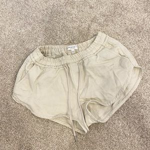 Linen shorts from Aritzia